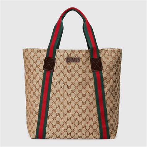 gucci red hip bag|gucci gg canvas tote bag.